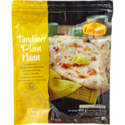 Haldiram’s Pain naan tandoori nature 400 g, 1,12 $/100g