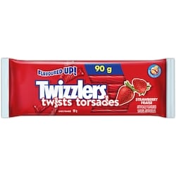 Twizzlers Fraise 90 g, 1,39 $/100g