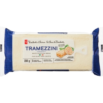 le Choix du Président Pain blanc sans croûte Tramezzini 250 g, 1,80 $/100g