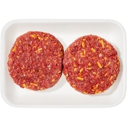 null Beef Burgers, Whiskey & Cheddar, Service Case $23.12/1kg $10.49/1lb