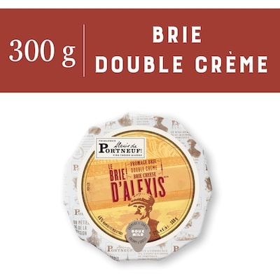 Alexis de Portneuf Fromage double crème Le Brie d'Alexis 300 g, 4,33 $/100g