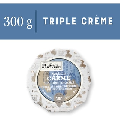 Alexis de Portneuf Fromage triple crème Belle Crème 300 g, 4,16 $/100g