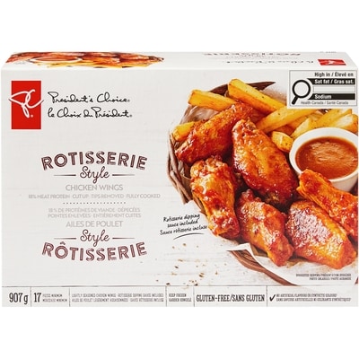 le Choix du Président Ailes De Poulet Rotisserie-Style 907 g, 1,98 $/100g