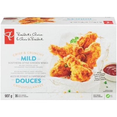 President's Choice Chicken Wings, Crisp & Crunchy Mild Southern-Style  907 g, $2.09/100g