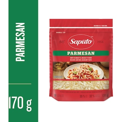 Saputo Grated Parmesan Cheese 170 g, $4.41/100g