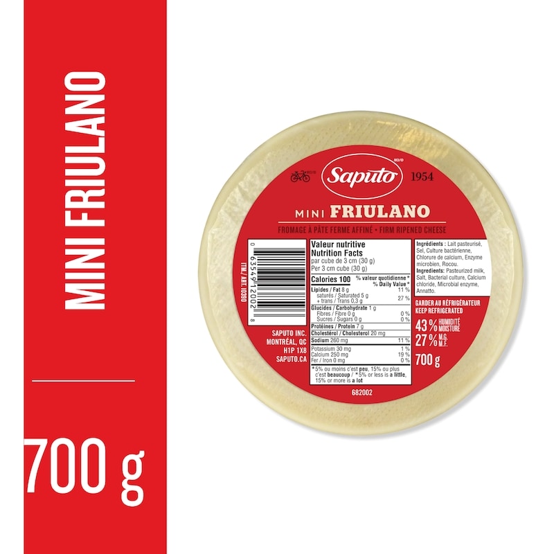Mini Friulano Cheese
