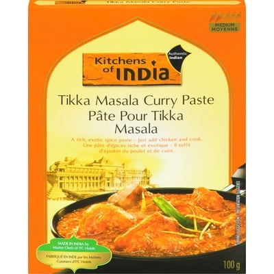 Kitchens of India Pâte koi tikka masala 100 g, 2,29 $/100g