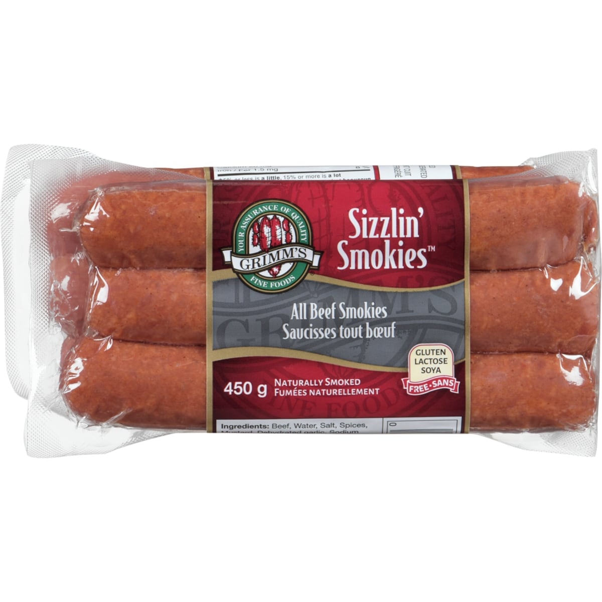 Grimm's Fine Foods Sizzlin' Smokies All Beef