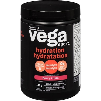 Vega Sport Electrolyte Hydrator, Berry 148 g, $22.97/100g