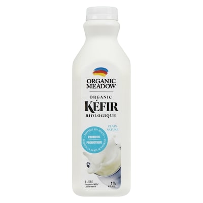 Organic Meadow Kéfir nature 1 l, 0,85 $/100ml