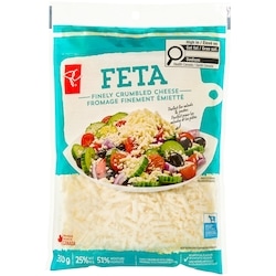le Choix du Président Fromage feta finement émietté 300 g, 2,00 $/100g