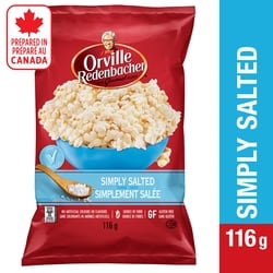 Orville Popcorn, Simply Salted, Ready to Eat 116 g, $4.30/100g
