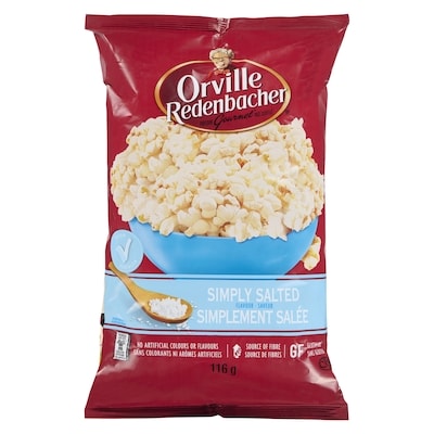 Orville Popcorn, Simply Salted 116 g, $4.30/100g