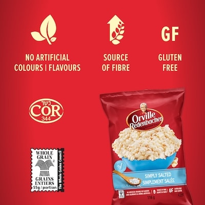 Popcorn, Simply Salted, Ready to Eat