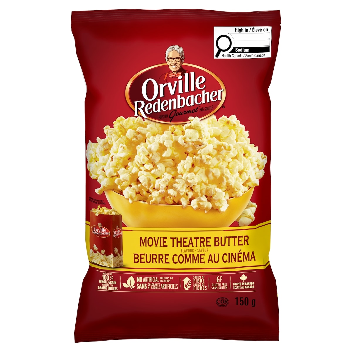 Orville Movie Theatre Butter Popcorn