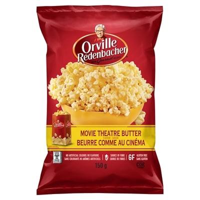 Orville Redenbacher’s Maïs soufflé, beurre come au cinéma, prêt à manger 150 g, 3,33 $/100g