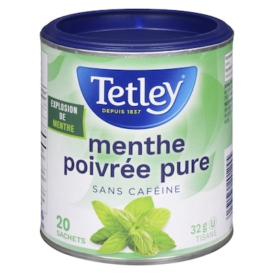 Tetley Tisane à la menthe poivrée pure 20 ea, 0,25 $/1ch