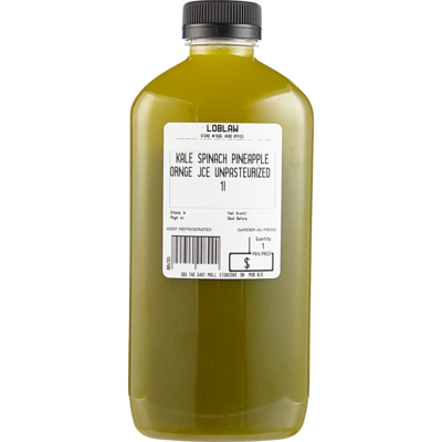 null Mélange chou frisé épinard ananas et orange 1 l, 1,10 $/100ml