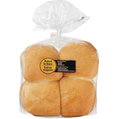 null Jumbo Hamburger Buns, 8 Pack 520 g, $0.58/100g