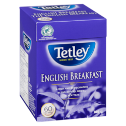 Tetley English Breakfast Tea - 60 ea | Zehrs