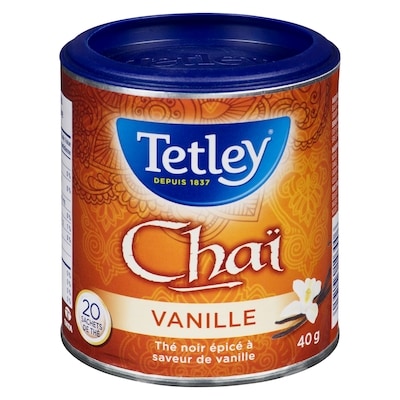 Tetley Thé chai à la vanille 20 ea, 0,20 $/1ch