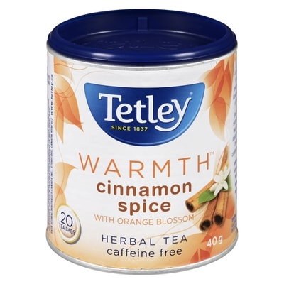 Tetley Warmth Cinnamon Spice Herbal Cannister Pack 20 ea, $0.16/1ea
