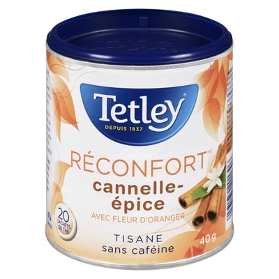 Tetley Tisane Réconfort cannelle-épice avec fleur d’oranger 20 ea, 0,27 $/1ch