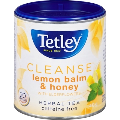 Tetley Cleanse Lemon Balm and Honey   20 ea, $0.25/1ea