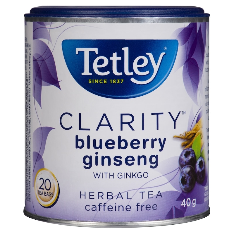 Herbal Tea Clarity Blueberry Ginseng Tea   