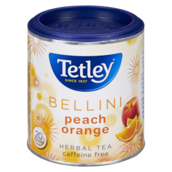 Tetley Bellini Herbal Tea     20 ea, $0.25/1ea