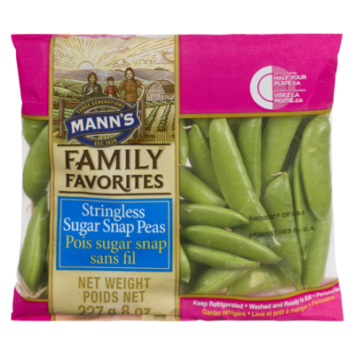 Manns Snap Peas 227 g, $2.20/100g