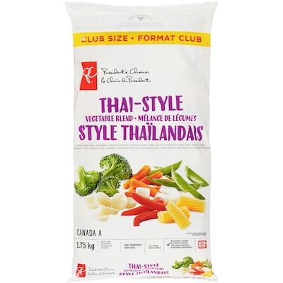 President's Choice Thai-Style Vegetable Blend 1.75 kg, $0.63/100g