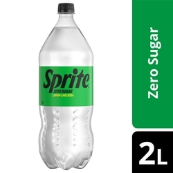 Sprite Lemon Lime Soda Zero Sugar Bottle 2 l, $0.14/100ml