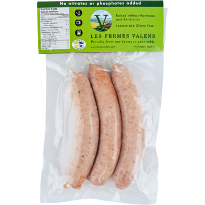 null Valens Sausage, Mild Italian $39.66/1kg $17.99/1lb