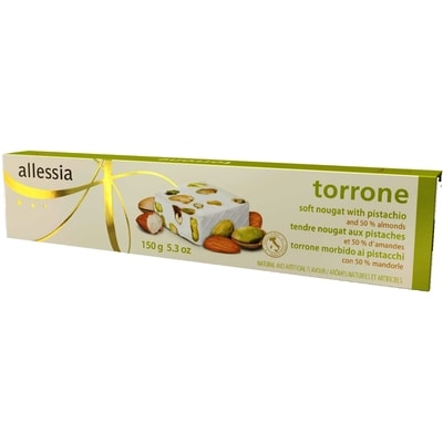 Allessia Allessia Torrone Pistache 150 g, 3,99 $/100g