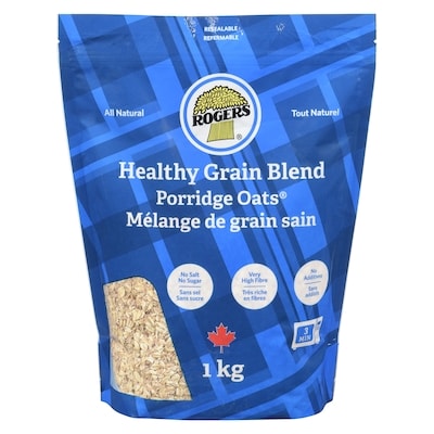 Rogers Gros flocons avoine mélange original 1 kg, 0,60 $/100g