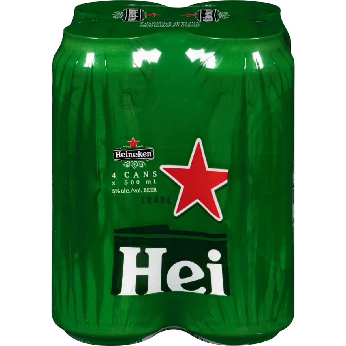 Heineken Cans (ID required at pick-up) 4x500.0 ml, $0.82/100ml