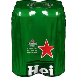 Heineken Canettes (Pièce d’identité requise au moment du ramassage) 4x500.0 ml, 0,87 $/100ml