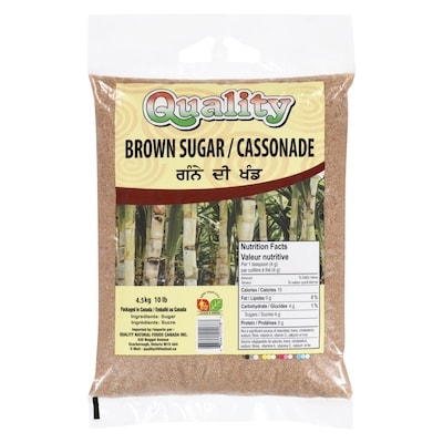 Quality Brown Sugar 4.55 kg, $0.22/100g
