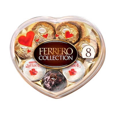 Ferrero COLLECTION Fine Assorted Chocolate Heart Shaped Gift Box, 8 Confections 89.5 g, $11.16/100g