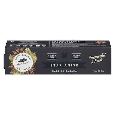 Green Beaver Star Anise Toothpaste 75 ml, $8.65/100ml