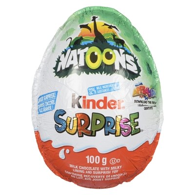 SURPRISE, Milk Chocolate Egg with Toy, Easter Egg. Classic Edition, Large Gift