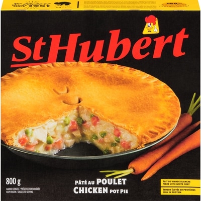 St Hubert Chicken Pot Pie 800 g, $1.62/100g