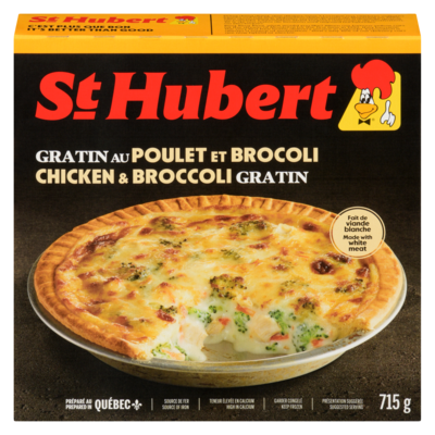 St Hubert Chicken and Broccoli Gratin 715 g, $0.98/100g