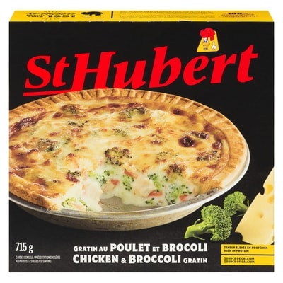 St Hubert Chicken and Broccoli Gratin 715 g, $1.82/100g