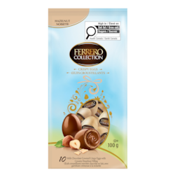 COLLECTION Eggs, Hazelnut Milk Chocolate, Creamy Hazelnut Filling, 10 Chocolates