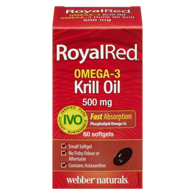 Webber Naturals Royal Red Krill Oil Plus Extra Strength 60 ea, $0.32/1ea