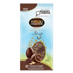 Eggs, Cocoa Chocolate, Creamy Cocoa Filling, 10 Chocolates