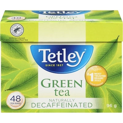 Tetley Green Tea, Decaf 48 ea, $0.21/1ea