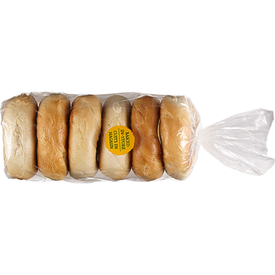 null Montreal Style Bagels, Plain 6x75.0 g, $1.18/100g